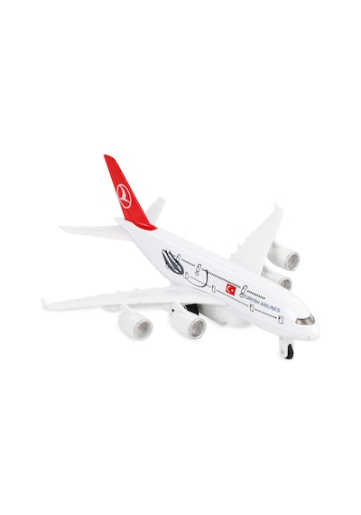 Türk Hava Yolları Thy Metal Oyuncak Uçak Çek Bırak Die-cast Yolcu Uçağı Maketi 23 Cm