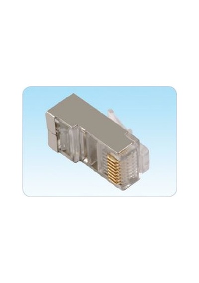 Hcs J5e-00806 Cat5e Ftp Rj45 Konnektör 10'li Paket