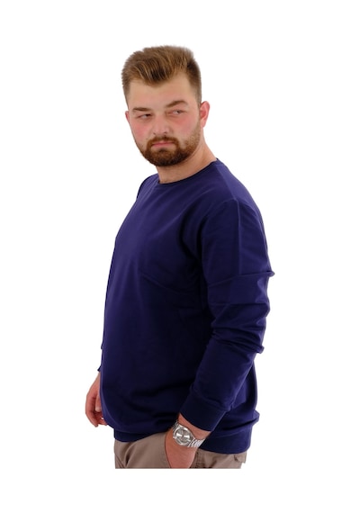 Mode Xl Büyük Beden Erkek Bisiklet Yaka Basic Sweatshirt U24174 İndigo İndigo Mode Xl Büyük Beden Erkek Bisiklet Yaka Basic Sweatshirt U24174 İndigo İndigo