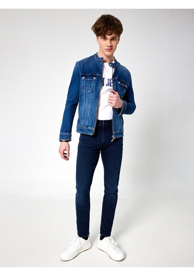 Slim Fit Erkek Ceket Mavi