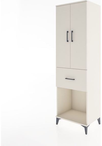 Hyperion Dolap Tek Raflı Tek Çekmeceli Tek Askılı 60x44x195 Aytaşı-aytaşı Aytası