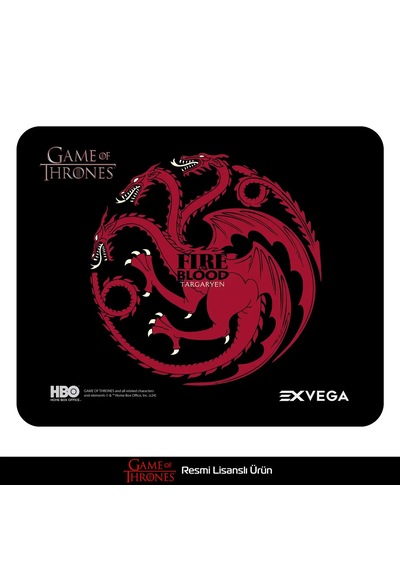 Exvega Game Of Thrones Fire And Blood Targaryen Mousepad M 33 27