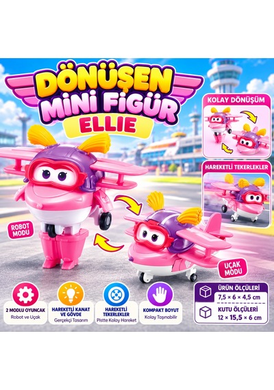 Trendexa Harika Kanatlar Dönüşen Mini Figür Ellie Mac