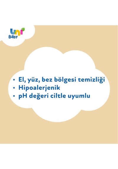 Uni Baby Pure Comfort Beyaz Sabun Kokulu Islak Mendil 24'lü