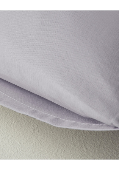 English Home Novella Premium Pamuk Dokulu 2'li Yastık Kılıfı 50x70 Cm Lila Lila