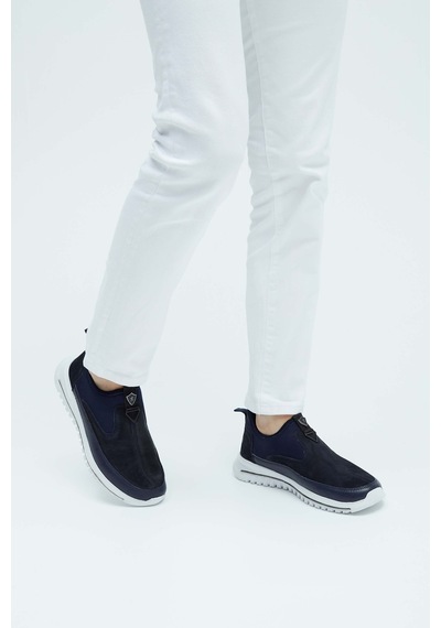 Tamer Tanca Erkek Hakiki Deri Lacivert Sneakers & Spor Ayakkabı 381 17469 Erk Ayk Y23 Lacıvert Lacivert