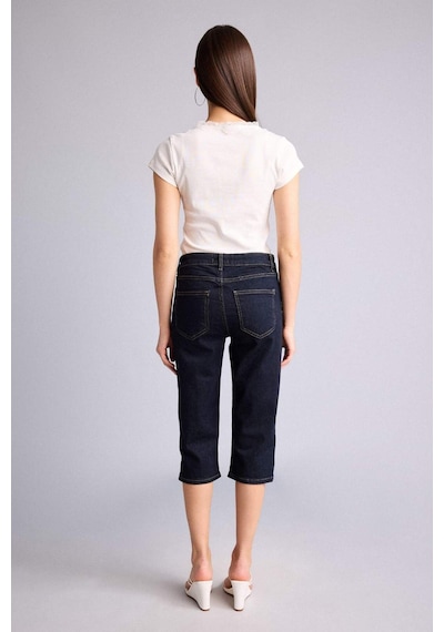 Defacto İndigo Kapri Jean Pantolon I0177ax26hsnm82 Mavi-nm82