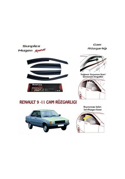 RENAULT 9/11 BROADWAY/SPRİNG CAM RÜZGARLIĞI SUNPLEX