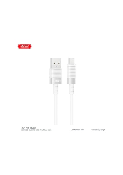 Xo Nb282 6a Hızlı Şarj Destekli Usb-a To Micro Usb Soft Dayanıklı Silikon Data Kablosu