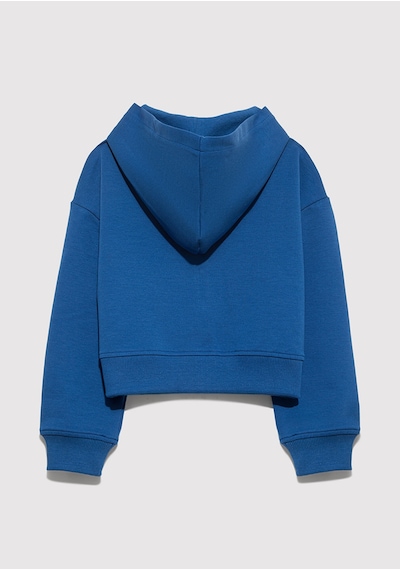 Mavi - Mavi Jeans Baskılı Kapüşonlu Mavi Sweatshirt 7s10172-70770 Mavi