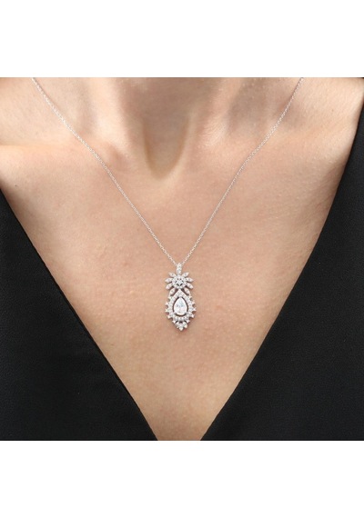 Mia Vento Effective Diamond Bereket Damlası Işıltılı Gümüş Mini Set
