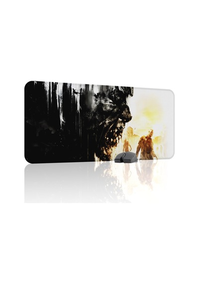 Dying Light Kaymaz Dikişli Kauçuk Oyuncu Mousepad V1 - 90x40 Xxl Gaming Mouse Pad Fare Altlığı