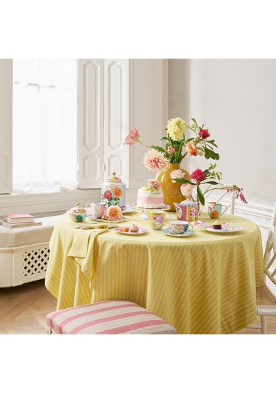 Pembe Porselen Çay Tabağı 10 Cm