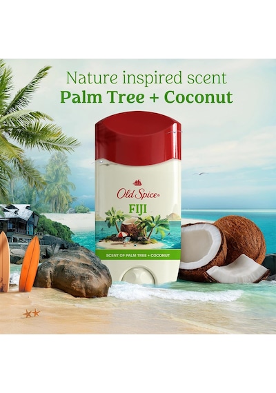 Old Spice Fiji Palm Tree + Coconut Antiperspirant Stick Deodorant 73gr
