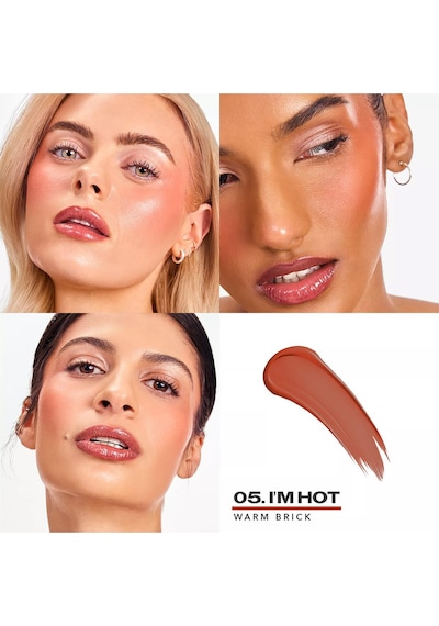 Sacheu Cheek Stay-n Uzun Süre Kalıcı Likit Allık 05 I'm Hot 10 ML