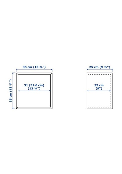 Ikea Eket Dolap Ünitesi, Ağartılmış Meşe Görünümlü, 35x25x35 Cm