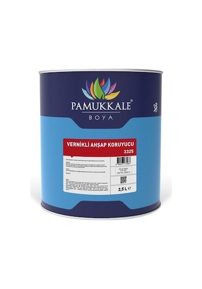 Pamukkale Ahşap Koruyucu Vernikli 2.5 Lt Orman Yeşili
