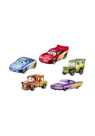 Disney Pixar Cars 20. Yıl Radiator Springs 5'li Metal Araç Seti Jmj85 Kırmızı