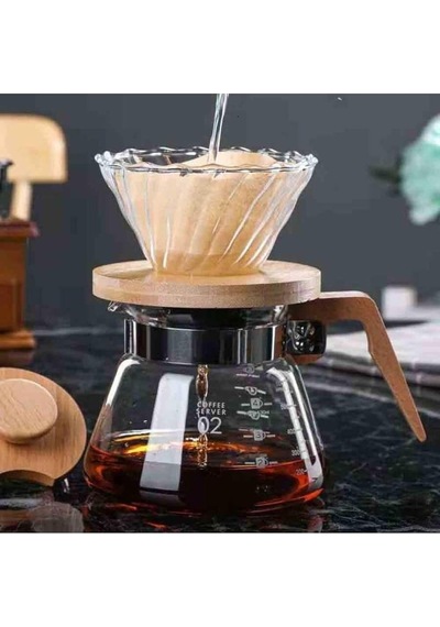 Epinox Kahve Çay Sürahisi Saplı 600 Ml V60'a Uygundur Sku: Smg8690010579942 Açık Mavi