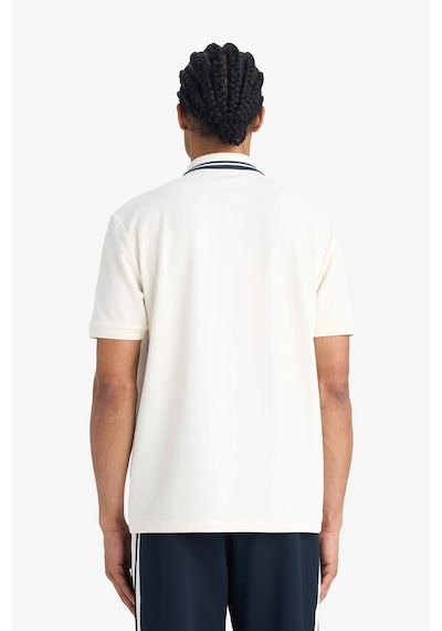 Defacto Standart Fit Polo Yaka Sporcu Kısa Kollu Polo Tişört G4371ax26sper105 Ekru-er105