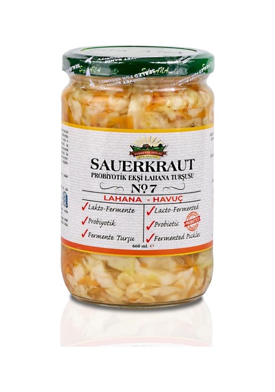 Sauerkraut Ekşi Lahana Turşusu No7 Havuçlu 660cc.