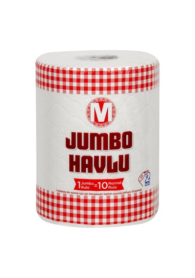 Migros İçten Çekmeli Jumbo Havlu 1 10 Rulo - 6 Adet Tarı
