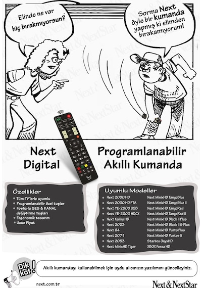 Next 2053 Hd Uydu Kumanda