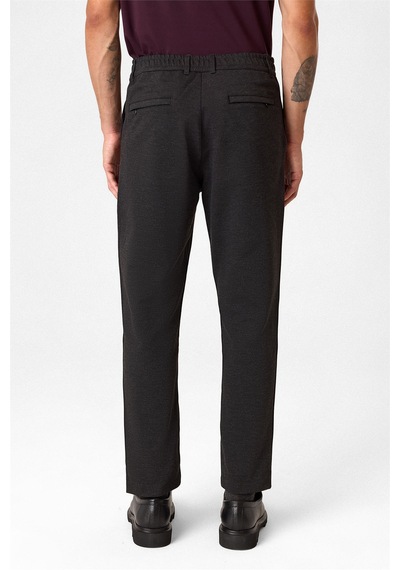 Back And Bond Regular Fit Diagonel Antrasit Jogger Pantolon Çok Renkli