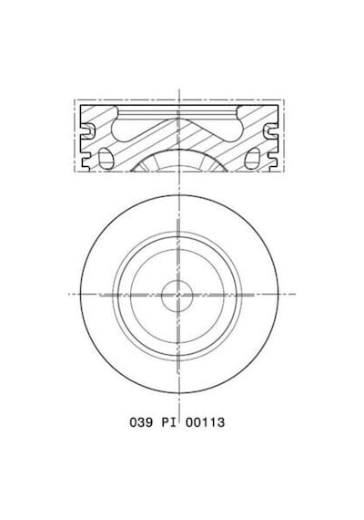 Piston Segman - Fiat Scudo - Mahle-motor-039pı00113002