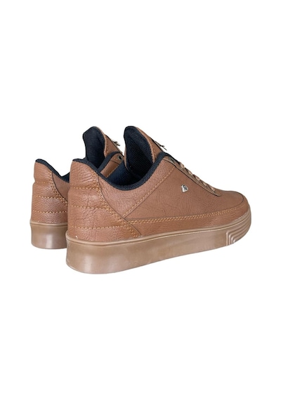 Erkek Günlük Yumuşak İç Astarlı Şık Sneaker Spor Ayakkabı Taba-taba Taba