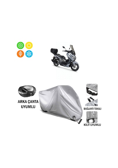Kuba Novax 200 Branda Motosiklet Brandası Arka Çanta Bağlantı,kilit Uyumlu