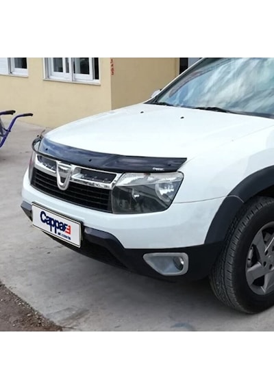 Dacia Duster Ön Kaput Koruma Rüzgarlığı 3mm Akrilik (ABS) Parlak