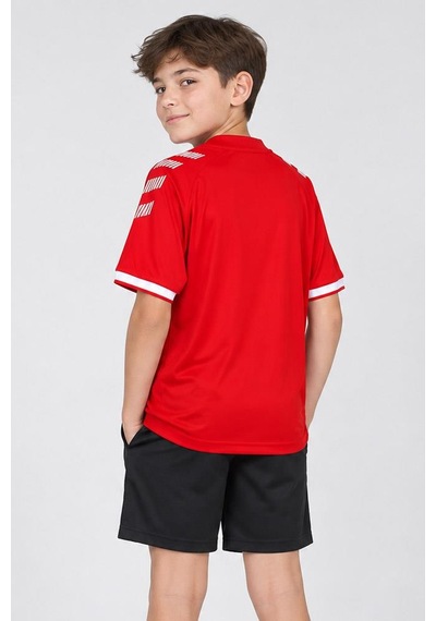 Hummel Fast Çocuk Basic Tek Üst Futbol Forma Kırmızı