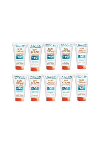 10 Lu Güneş Kremi Yüz&vücut Spf50 10lu Set