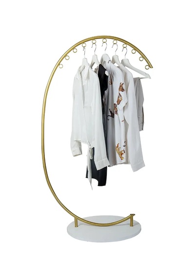 Medusa Gold Metal Ayaklı Askılık Gold