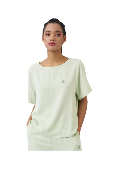 United Colors Of Benetton Kadın T-shirt Bnt-w21066 Mint