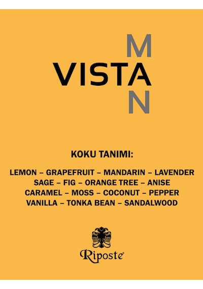Vista Erkek Parfüm 100 Ml Edt For Man Uzun Süre Kalıcı Fresh