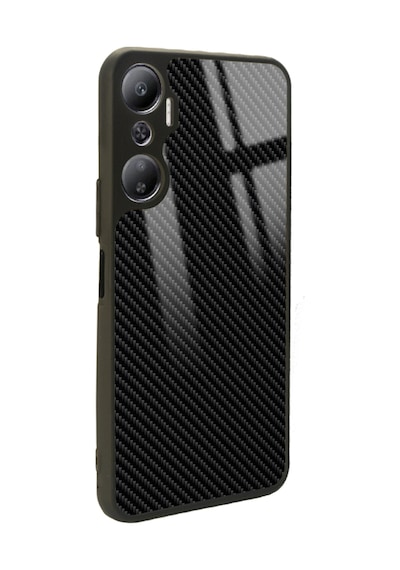 İnfinix Hot 20 Carbon Tasarımlı Glossy Telefon Kılıfı Çok Renkli