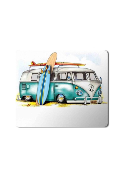 Volkswagen Beetle Minübüs Baskılı Mousepad Mouse Pad