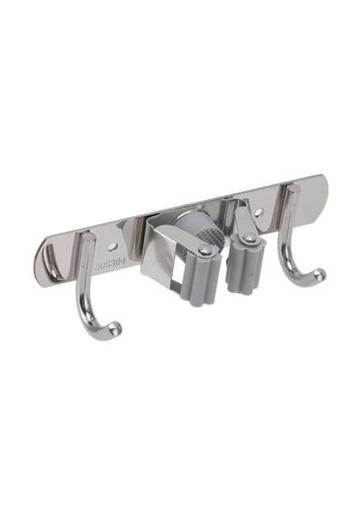 Sunup Sn-26348 Çift Kancalı Klipsli Askılık Gri