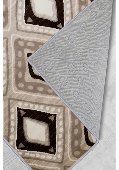 Rovigo Home Dijital Baskı Yıkanabilir Kaymaz Taban Salon Halısı  RVG1753 Çok Renkli