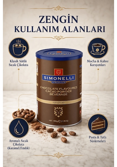 Simonelli Sıcak Çikolata 900 G