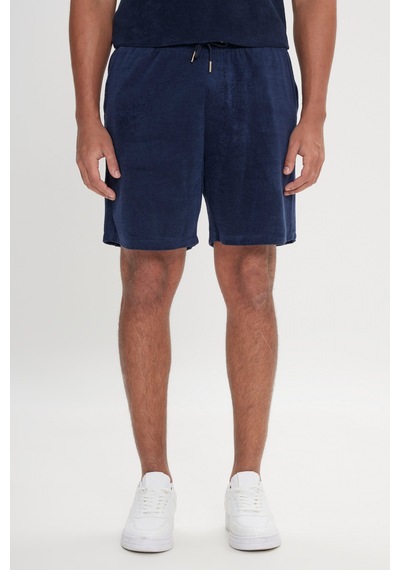 Ac&Co / Altınyıldız Classics Erkek Lacı Pamuklu Slim Fit Dar Kesim Örme Şort