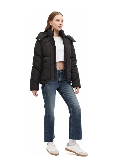 Kinetix Wl 2w-kx-crop 5pr Siyah Kadın Kısa Kaban 000000000102026658