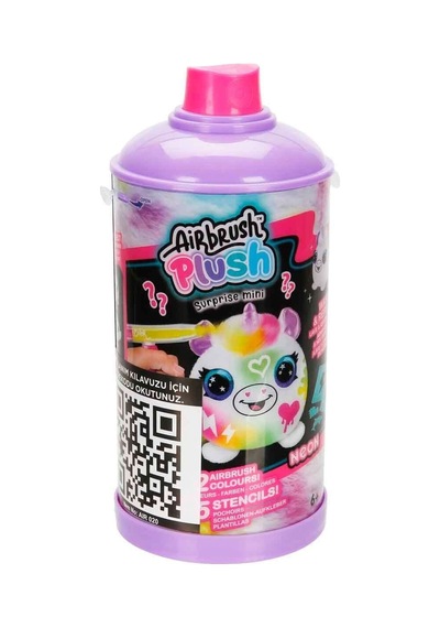 45521 Sun-cnl-hobi Set Aırbrush Plush Mystery Mını Plush Neon Serıes 2 - Izbp-892677 1 Adet
