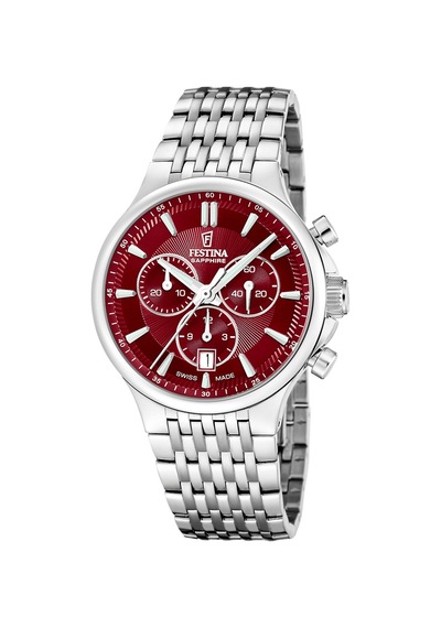 Festına Swıss F20093/5 Chrono Erkek Kol Saati Gri