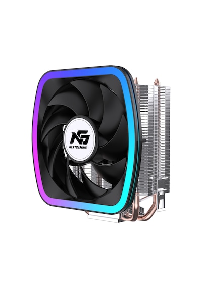Ng Frost 200 120w Tdp F-rgb Fanlı Sessiz Kule Tipi Cpu 2 Borulu Soğutucu Siyah