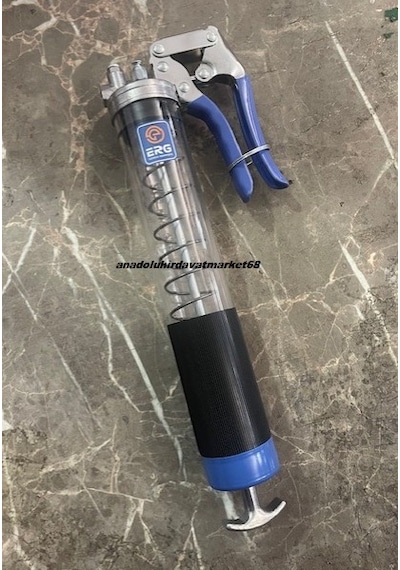 Erg-mrs Şeffaf Gres Yağ Pompası 600cc Yüksek Basınçlı Gres Yağ Basma Pompası 8000psi