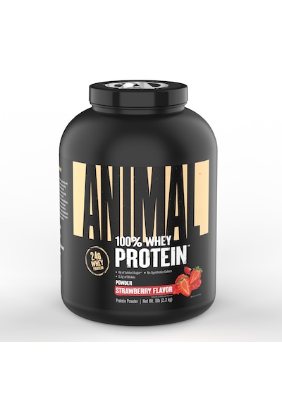 Animal, 100% Whey Protein 2.3kg Çilek Aromalı Çilek