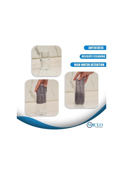 Ekonomik Paket, Yağ & Kir Sökücü, İz Bırakmaz, Ekstra Emici, Hızlı Kuruyan Mikrofiber Temizlik Bezi, Mutfak, Banyo, Ofis, Kafe, Otel, Mağaza, Araba 4'lü Paket Çok Renkli